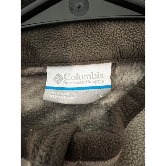 Columbia Men's Half-Zip Pullover Fleece Jacket Gray & Black, Men's Medium - Picture 7 of 9